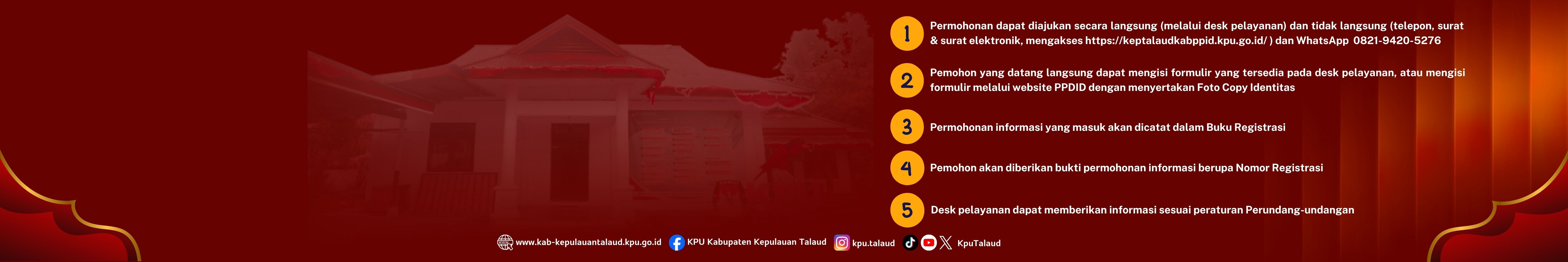 5 Langkah Mudah Pengajuan Permohonan Informasi Publik di PPID KPU Kabupaten Kepulauan Talaud