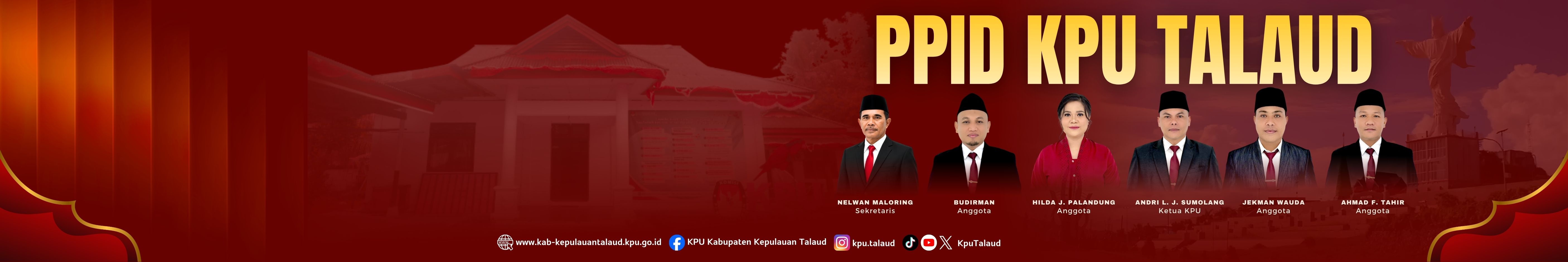 Selamat Datang di Layanan e-PPID KPU Kabupaten Kepulauan Talaud